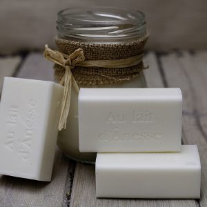 Jabón de karité y leche de burra