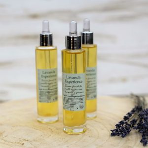 Serum facial ecológico de aceite de argán con lavanda y geranio